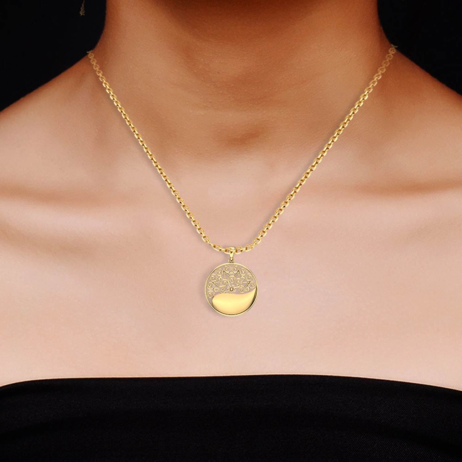 Gold ginni clearance pendant